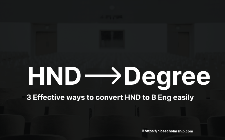learn how to easily convert HND to a Bachelors degree